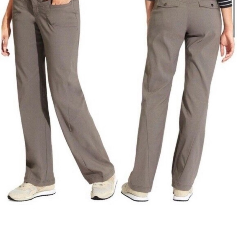 Athleta Dipper Pant low rise grey size 8